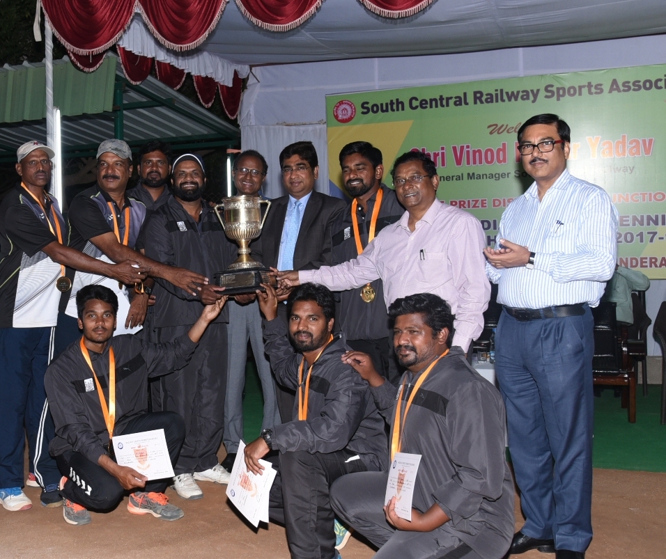 दक्षिण मध्य रेलवे ने अखिल भारतीय टेनिस चैंपियनशिप जीती
