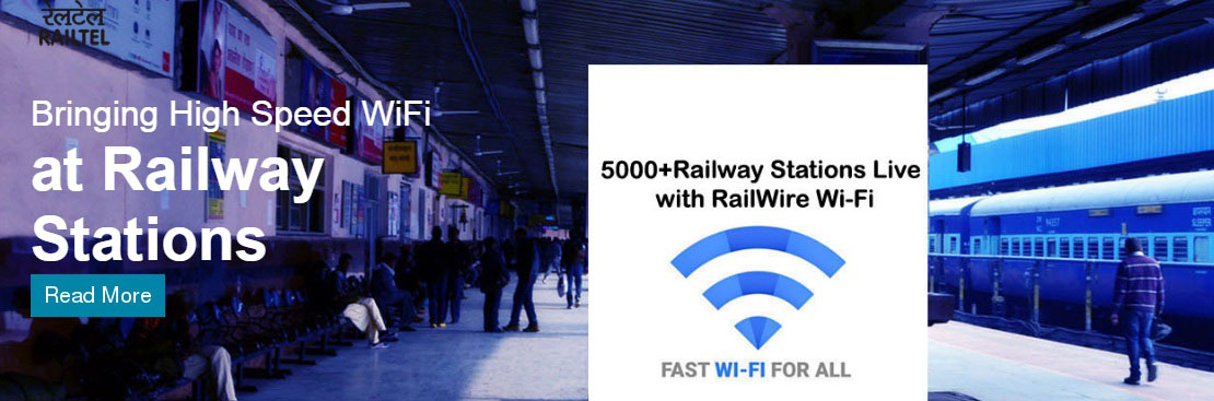 ‘वाई-फाई की सुविधा वाले 5400 स्‍टेशन डिजिटल बदलाव का केन्‍द्र बनेंगे : पीयूष गोयल