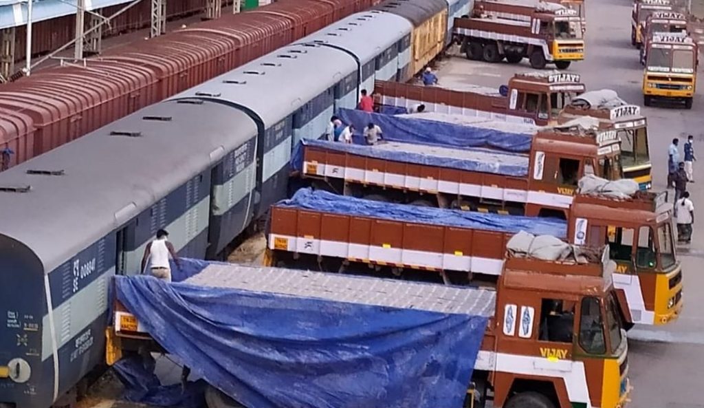 कोरोना काल भी अवसर : ट्रेनों के पैसेंजर कोचों में भी माल ढुलाई कर कमाई कर रही रेलवे