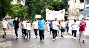 SER : एक दौड़ 'स्वस्थ राष्ट्र' के लिए !! फिट इंडिया फ्रीडम रन में जीएम के साथ दौड़े अफसर