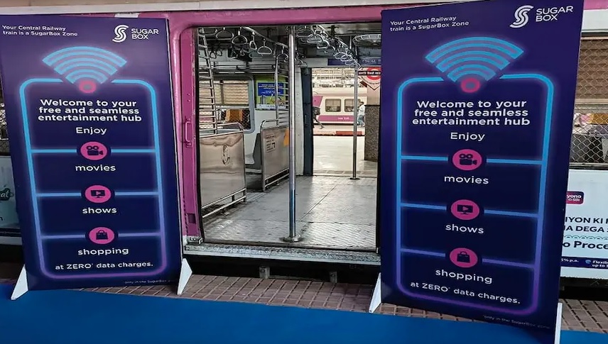 मुंबई की लोकल ट्रेनों में इंफोटेनमेंट से मिलेगी इंटरनेट की मुफ्त सेवा