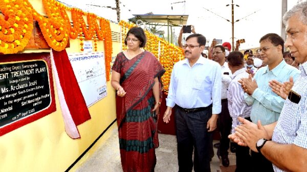 GM/SER inaugurates water recycling & effluent treatment plant, and coach washing plant