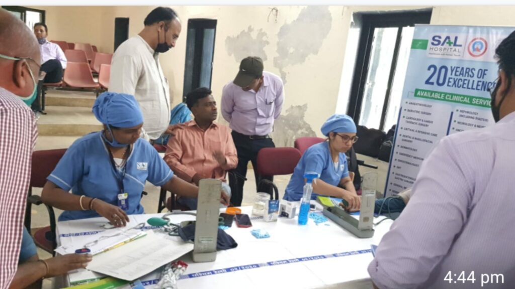 साबरमती डीजल शेड में मेडिकल शिविर का आयोजन, 255 ने कराई जांच
