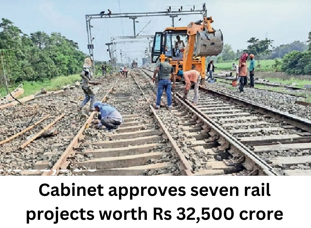 रेलवे की सात परियोजनाओं से सात करोड़ लोगों को मिलेगा रोजगार, खर्च होंगे 32,500 करोड़