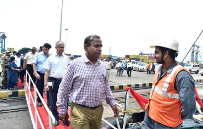 General Manager/SER Anil Kumar Mishra visited Haldia Dock Complex