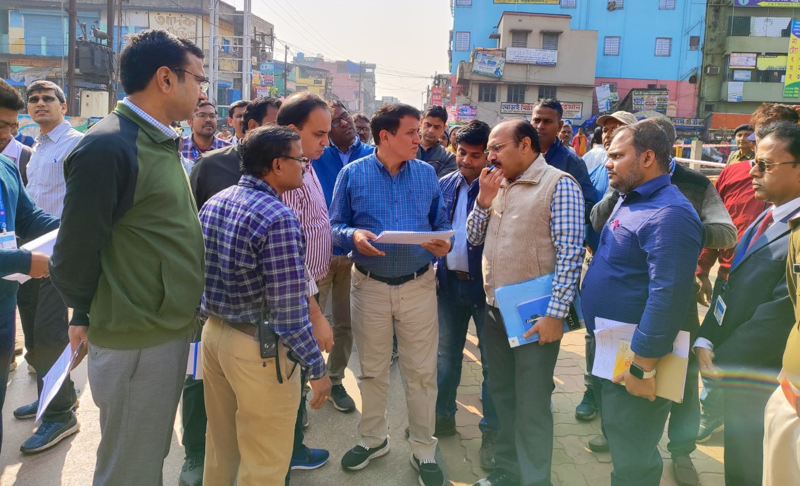 DRM Kharagpur inspected the development work, gave instructions